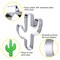 6 Pieces Fiesta Mexican Cinco de Mayo Cookie Cutter Set Party Decorations - 4in Large Donkey Pinata Cactus Sombrero Taco Maraca Plaque Stainless Steel Fondant Molds